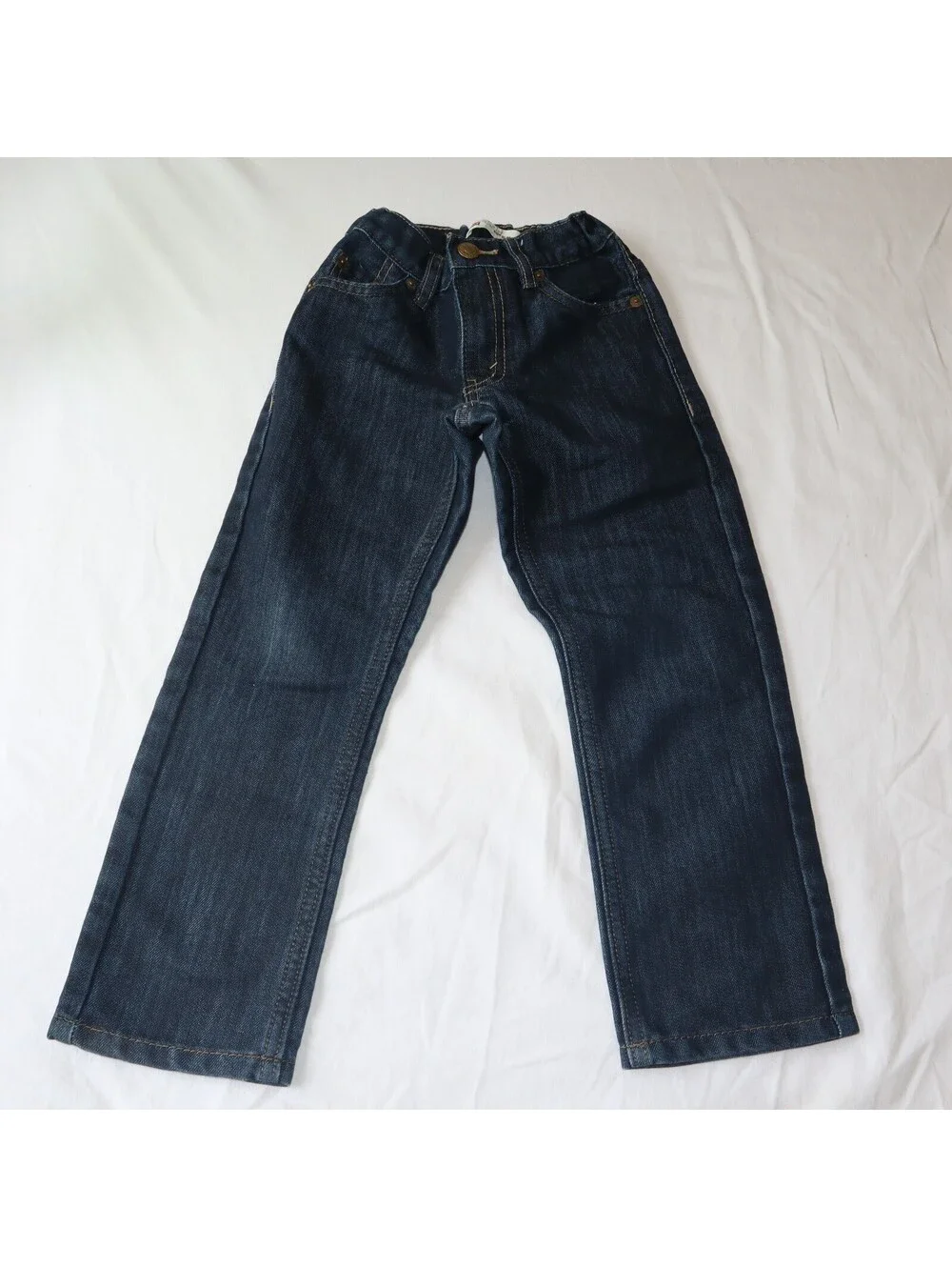 Levis Boys Slim Fit Jeans Size 5 Navy Blue